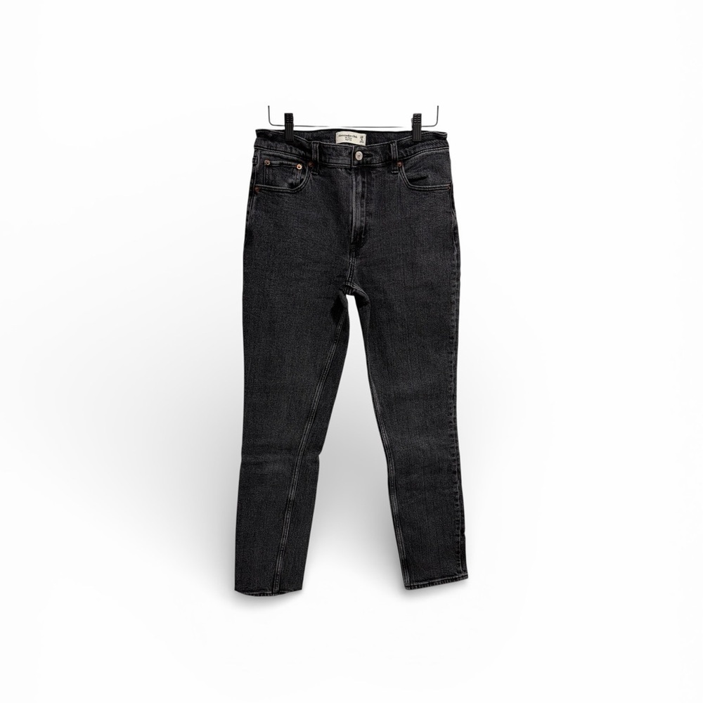 Abercrombie & Fitch Black Women's The Skinny High Rise 5-Pocket Jeans 28